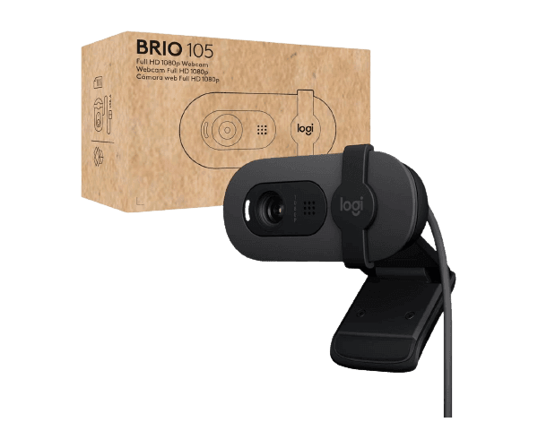 Веб-камера Logitech BRIO 105 FHD Built in Mic Auto Brightness — Фото 1 | PuzzlePC