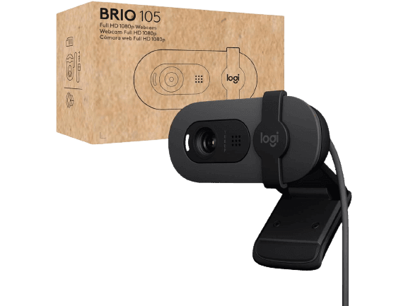 Веб-камера Logitech BRIO 105 FHD Built in Mic Auto Brightness