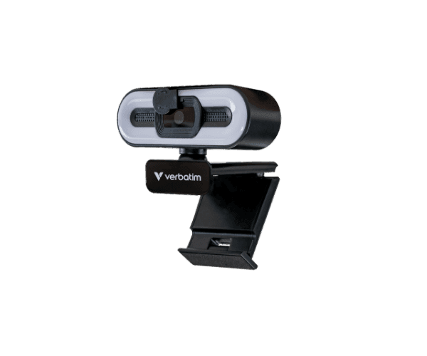 Webcam Verbatim AWC-02 FHD 1080P Autofocus with Mic and Light — Preview 3