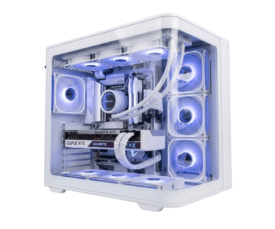 Bundle מחשב גיימינג גימינג ELITE 600 850W X870 A 9800X3D 32GB 1TB 5060 ICE — תמונה 1 | PuzzlePC