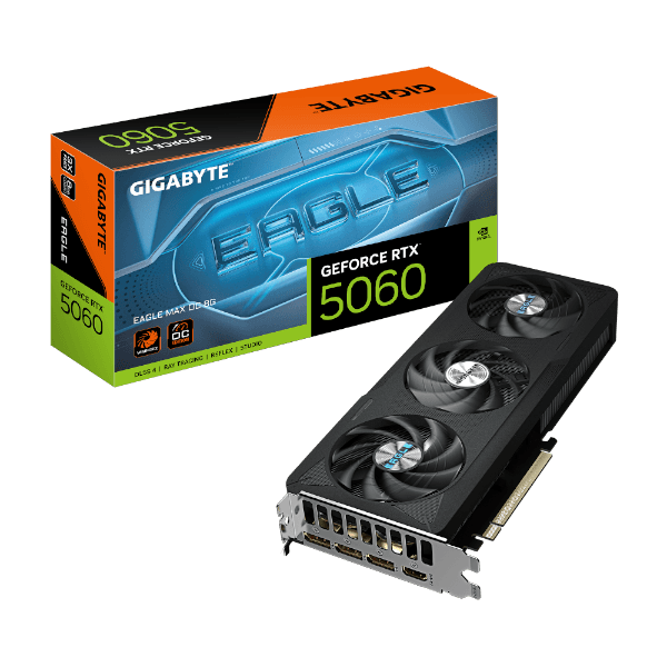 כרטיס מסך Gigabyte RTX 5060 Eagle Max OC 8GB GDDR7 — תמונה 1 | PuzzlePC