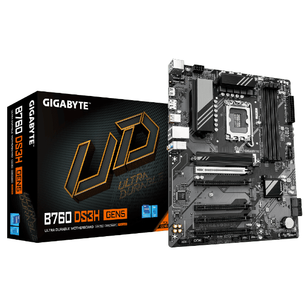 לוח אם Gigabyte B760 DS3H DDR5 Gen5 ATX DP HDMI LGA1700 — תמונה 1 | PuzzlePC