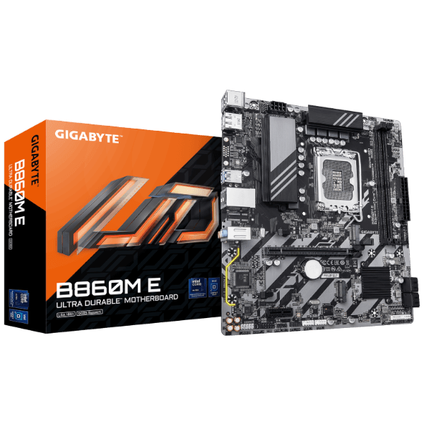 לוח אם Gigabyte B860M E Gen5 DDR5 PCIE5.0 Micro-Atx mATX LGA1851 — תמונה 1 | PuzzlePC