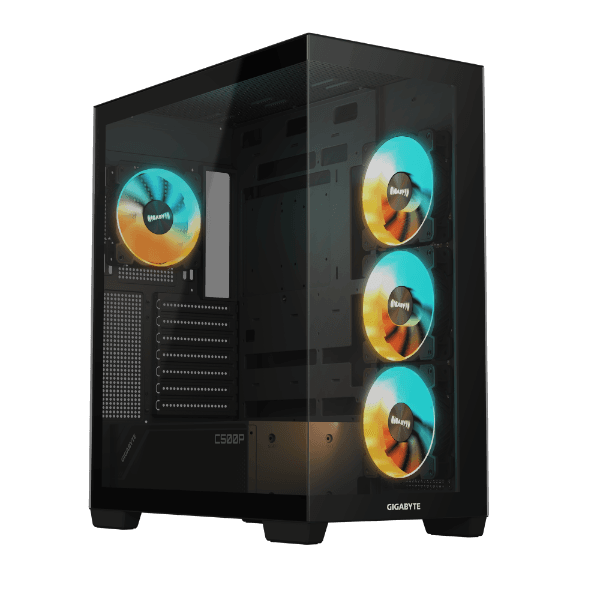 מארז Gigabyte C500 PANORAMIC STEALTH Mid-Tower4X120mm ARGB Fans — תמונה 1 | PuzzlePC