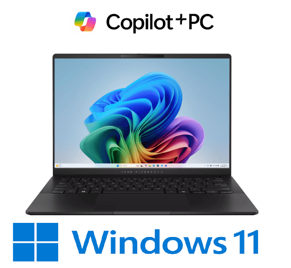 מחשב נייד ASUS VivoBook S 14 Ryzen AI 7 350 24GB 1TB MVME Win11H 3K — תמונה 1 | PuzzlePC