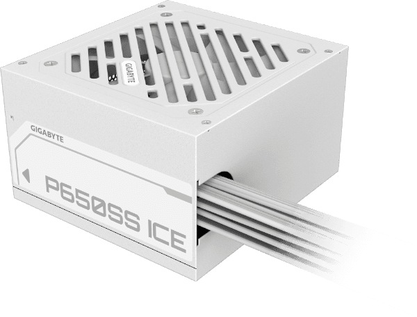 ספק כוח Gigabyte P650SS ICE 650W 80 PLUS Silver White 80+ Silver — תמונה 1 | PuzzlePC