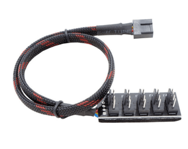 Hankpower מפצל Fan Hub 5 in 1 Splitter for PC Fan Hub with PWM 4Pin — תמונה 1 | PuzzlePC