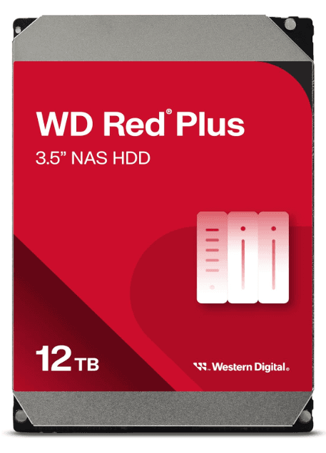 דיסק פנימי 3.5 Western Digital 12TB HDD Red Plus 512MB Cache — תמונה 1 | PuzzlePC