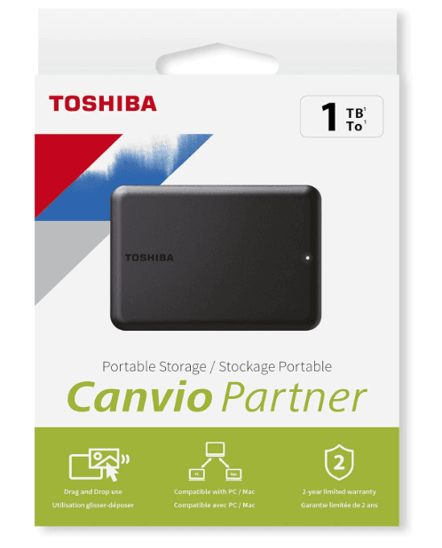 דיסק חיצוני Toshiba Canvio Ready 1TB 2.5 USB 3.2 — תמונה 1 | PuzzlePC