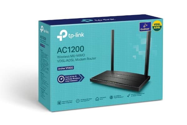 נתב TP-Link Archer VR400 V3 AC1200 WiFi VDSL/ADSL Modem Router — תמונה 1 | PuzzlePC