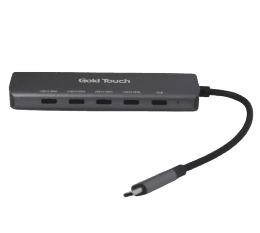 Accessory Gold-Touch USB 3.2 5-in-1 Type-c Hub PD