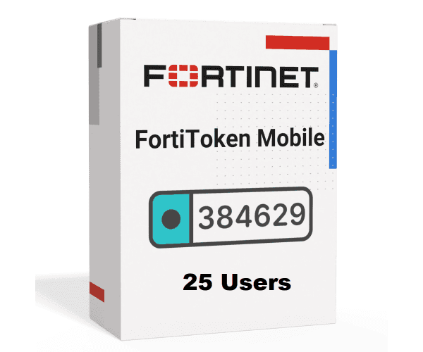 Fortinet FortiTokenMobile 25 User Electronic License — Image 1 | PuzzlePC