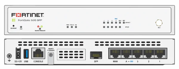Fortinet FortiGate 50G SFP 5 GE RJ45 1 GE โ Image 1 | PuzzlePC
