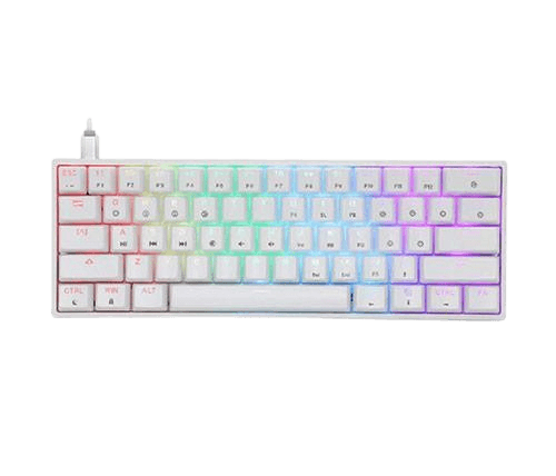 Keyboard SKYLOONG GK61 RGB Glacier Yellow — Image 1 | PuzzlePC