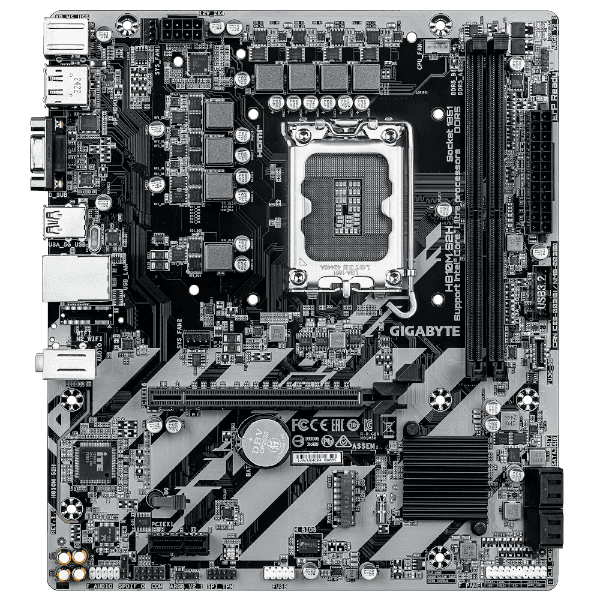 Motherboard Gigabyte H810M S2H 1.0 mATX DDR5 LGA1851 VGA HDMI — Image 1 | PuzzlePC