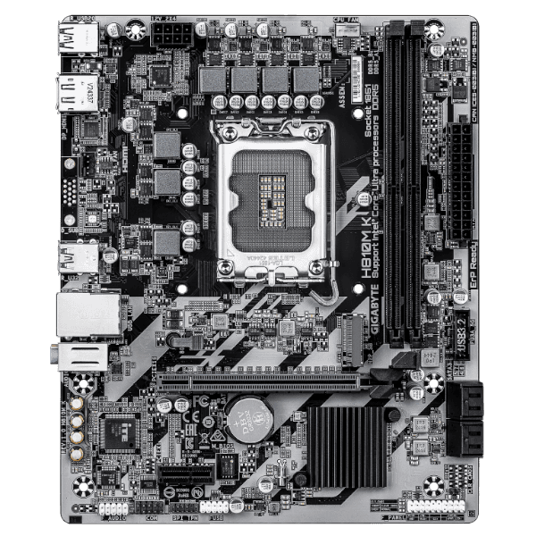 Материнка Gigabyte H810M K DDR5 mATX LGA1851 — Фото 1 | PuzzlePC