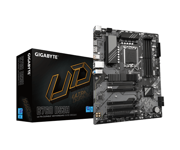 Материнка Gigabyte B760 DS3H DDR5 ATX DP HDMI LGA1700 — Фото 1 | PuzzlePC