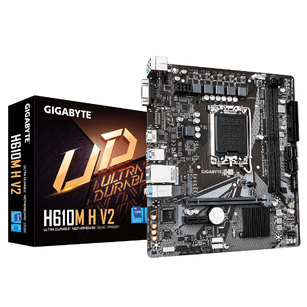 Motherboard Gigabyte H610M H V2 DDR5 VGA HDMI mATX LGA1700 DDR4