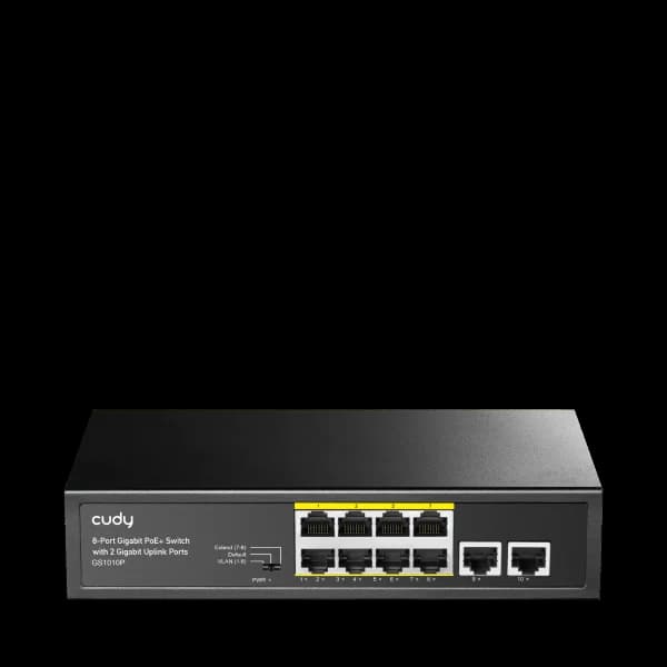 Cudy GS1010P 8-Ports Gigabit Unmanaged POE Switch