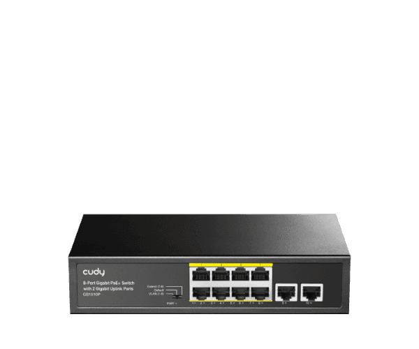 Cudy GS1010P 8-Ports Gigabit Unmanaged POE Switch — Фото 1 | PuzzlePC