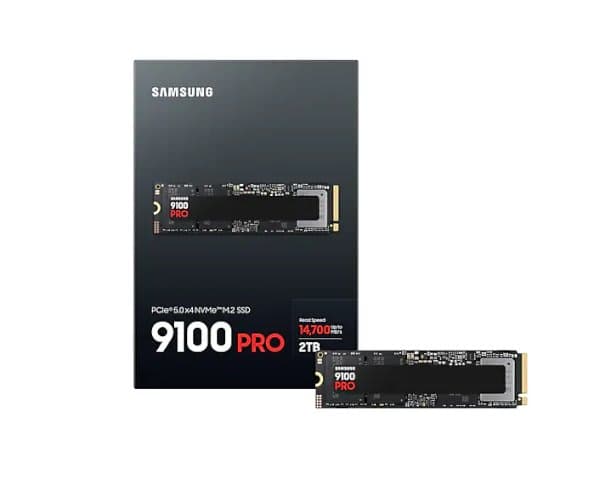 Накопитель Samsung 9100 PRO 2TB Gen5 M.2 NVME 2.0 14800/13400 RW — Фото 1 | PuzzlePC