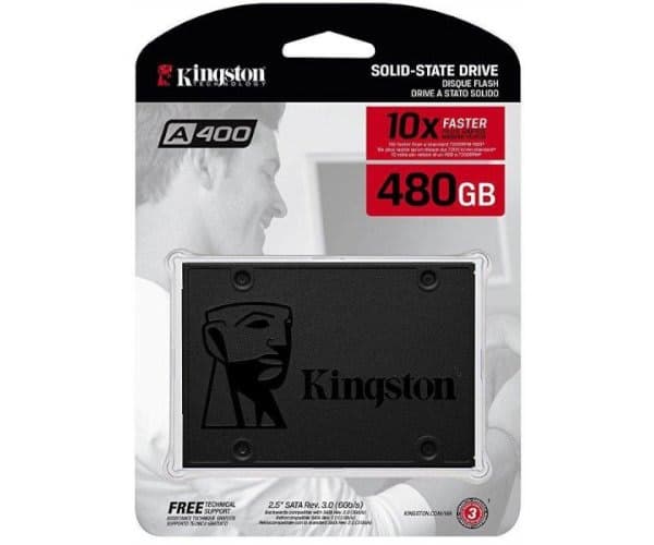 Накопитель 2.5 Kingston A400 480GB SSD 3D NAND SATA SATA SSD — Фото 1 | PuzzlePC