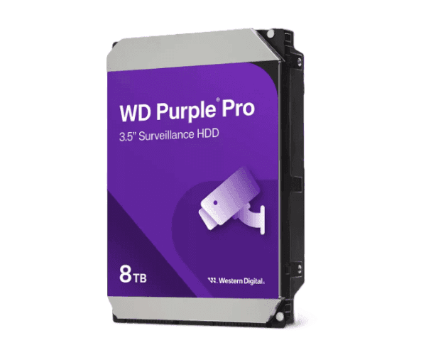 Storage 3.5 Western Digital 8TB Purple PRO 7200RPM 256MB Cache HDD — Image 1 | PuzzlePC