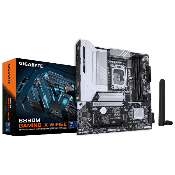 לוח אם Gigabyte B860M GAMING X WIFI6E mATX 2.5GB LAN LGA1851 DDR5