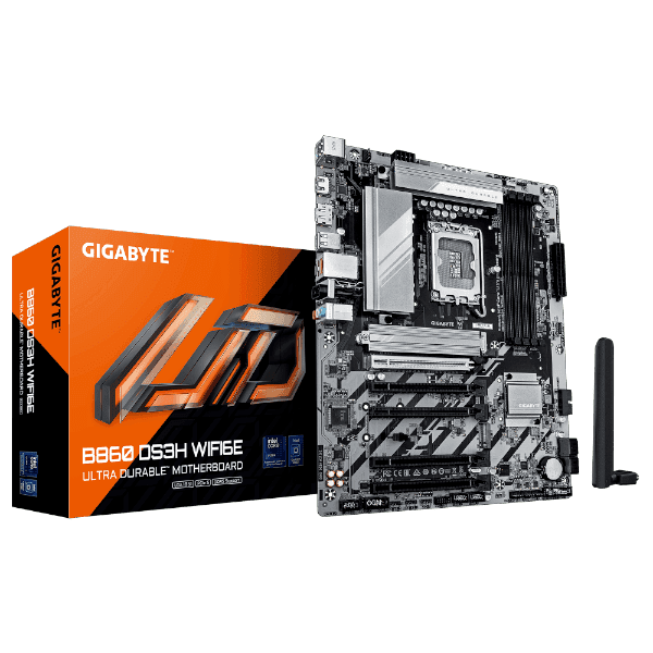 לוח אם Gigabyte B860 DS3H WIFI6E ATX 2.5GB LAN LGA1851 DDR5