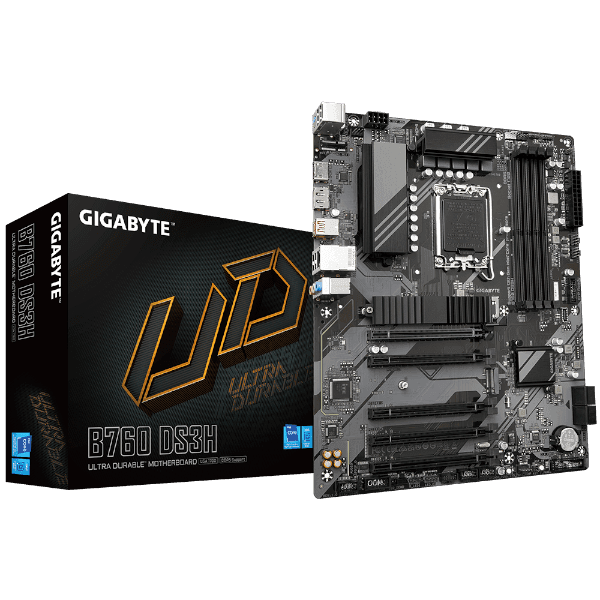 לוח אם Gigabyte B760 DS3H DDR5 ATX DP HDMI LGA1700