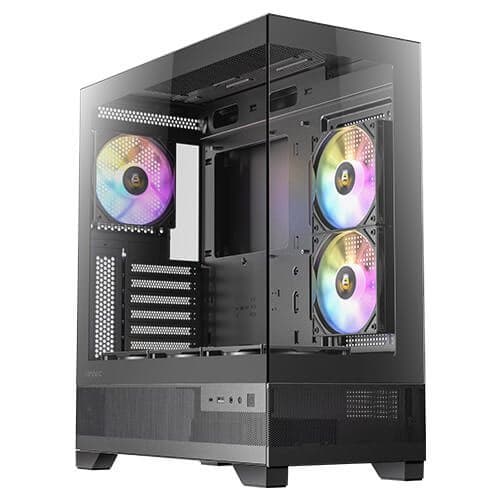 מארז שחור Antec CX700 ARGB BLACK ATX 3X120MM FANS USB-C