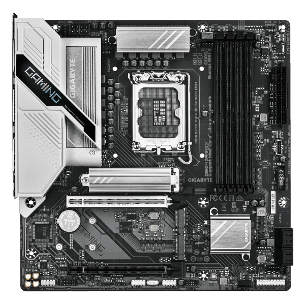לוח אם Gigabyte Z890M GAMING X mATX 2.5GbE LGA1851 — תמונה 1 | PuzzlePC