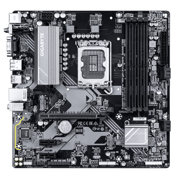 לוח אם Gigabyte B760M D3HP WIFI6 mATX DP HDMI VGA LGA1700 DDR5 — תמונה 1 | PuzzlePC