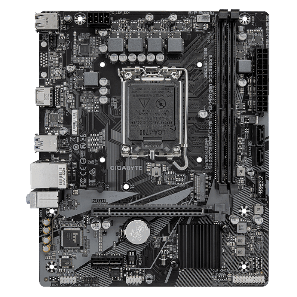 לוח אם Gigabyte H610M K DDR4 M-ATX LGA1700 M.2 1GBE LAN — תמונה 1 | PuzzlePC