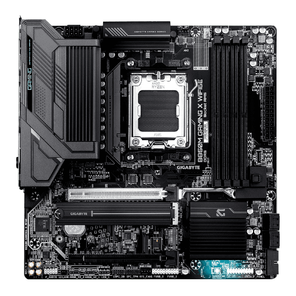 לוח אם Gigabyte B850M GAMING X WIFI6E mATX DDR5 AM5 BT 2.5GB — תמונה 1 | PuzzlePC