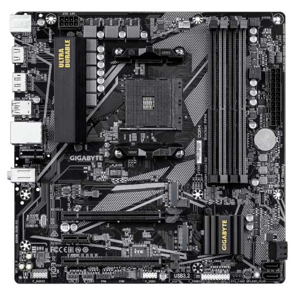 לוח אם Gigabyte B550M DS3H R2 DDR4 Micro-Atx For AMD AM4 — תמונה 1 | PuzzlePC