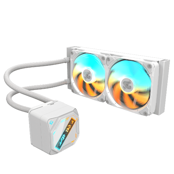 קירור נוזלי Gigabyte Gaming 240 ICE 2XARGB 120MM Fan White — תמונה 1 | PuzzlePC