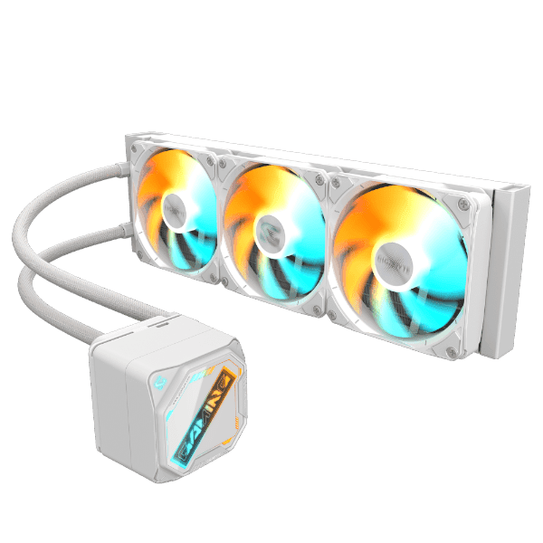 קירור נוזלי משולש Gigabyte Gaming 360 ICE 3XARGB 120MM Fan White — תמונה 1 | PuzzlePC