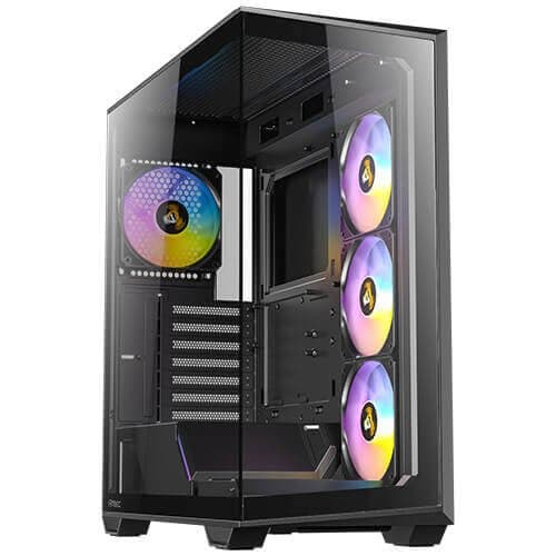 מארז שחור Antec C3 ARGB Mid-Tower ATX 4x FANS Incl Type-C — תמונה 1 | PuzzlePC
