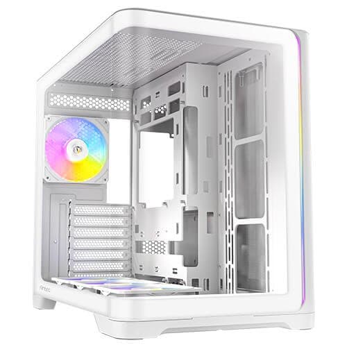 מארז לבן Antec C5 Curve ARGB Mid-Tower ATX 4x FANS Type-C — תמונה 1 | PuzzlePC