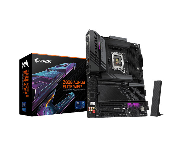 לוח אם Gigabyte Z890 AORUS ELITE WIFI7 DDR5 LGA1851 — תמונה 1 | PuzzlePC