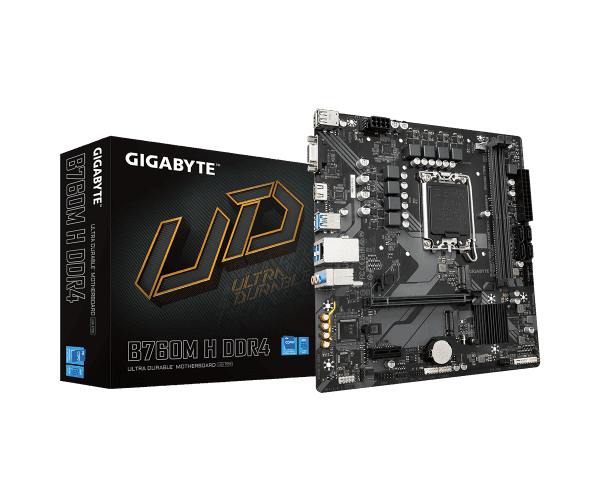 לוח אם Gigabyte B760M H DDR4 mATX LGA1700 DDR5 — תמונה 1 | PuzzlePC