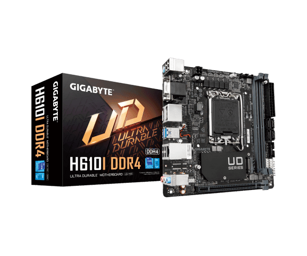 לוח אם Gigabyte H610i DDR4 Mini-ITX LGA1700 VGA HDMI 2XDP — תמונה 1 | PuzzlePC