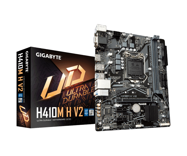 לוח אם Gigabyte H410M H V2 1.7 mATX LGA1200 DDR4 — תמונה 1 | PuzzlePC