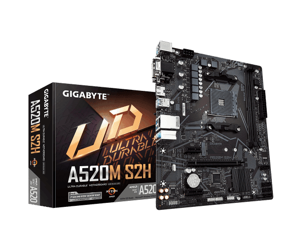 לוח אם Gigabyte A520M S2H 1.3 VGA DVI HDMI AM4 AMD — תמונה 1 | PuzzlePC