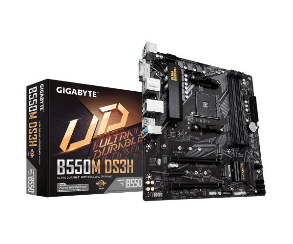 לוח אם Gigabyte B550M DS3H 1.7 DDR4 Micro-Atx For AMD AM4 — תמונה 1 | PuzzlePC