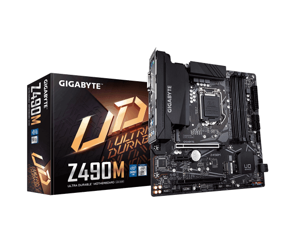 לוח אם Gigabyte Z490M Micro-ATX DVI HDMI DP — תמונה 1 | PuzzlePC