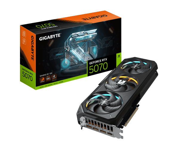 כרטיס מסך Gigabyte GeForce RTX 5070 GAMING OC 12G 12GB GDDR7 — תמונה 1 | PuzzlePC