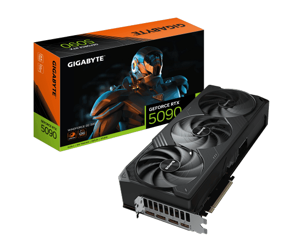 כרטיס מסך Gigabyte GeForce RTX 5090 WINDFORCE OC 32G — תמונה 1 | PuzzlePC