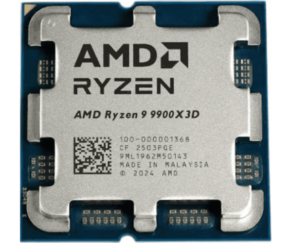 CPU AMD Ryzen 9 9900X3D Tray AM5 12 Cores 24 Threads up to 5.5Ghz — תמונה 1 | PuzzlePC